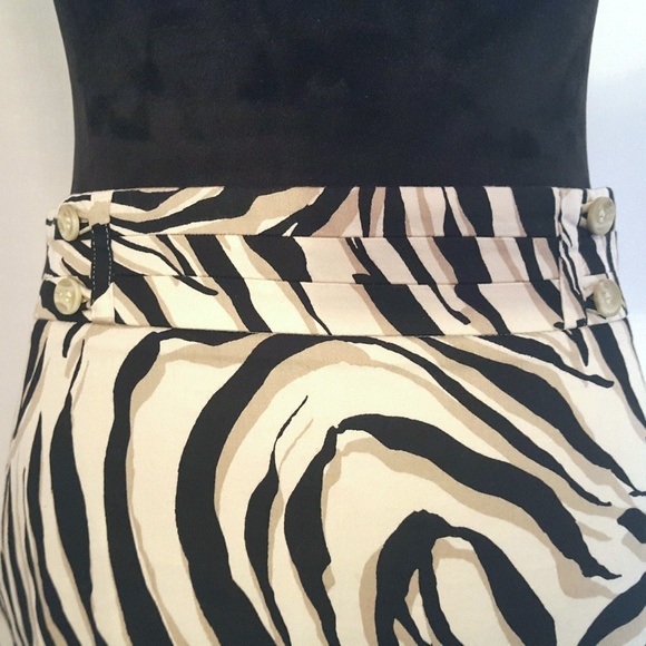 Loft Animal Print Pencil Skirt - Picture 3 of 8